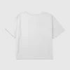 Kinder-T-shirt met MTV-kattenprint, boxy crop-model