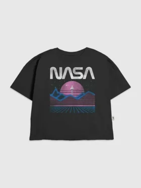Kinder-T-shirt met 'NASA Pastel Space'-print