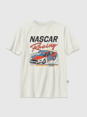 Kinder-T-shirt met Nascar Retro Racer-afbeelding