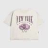 Kinder-T-shirt met New York College-print