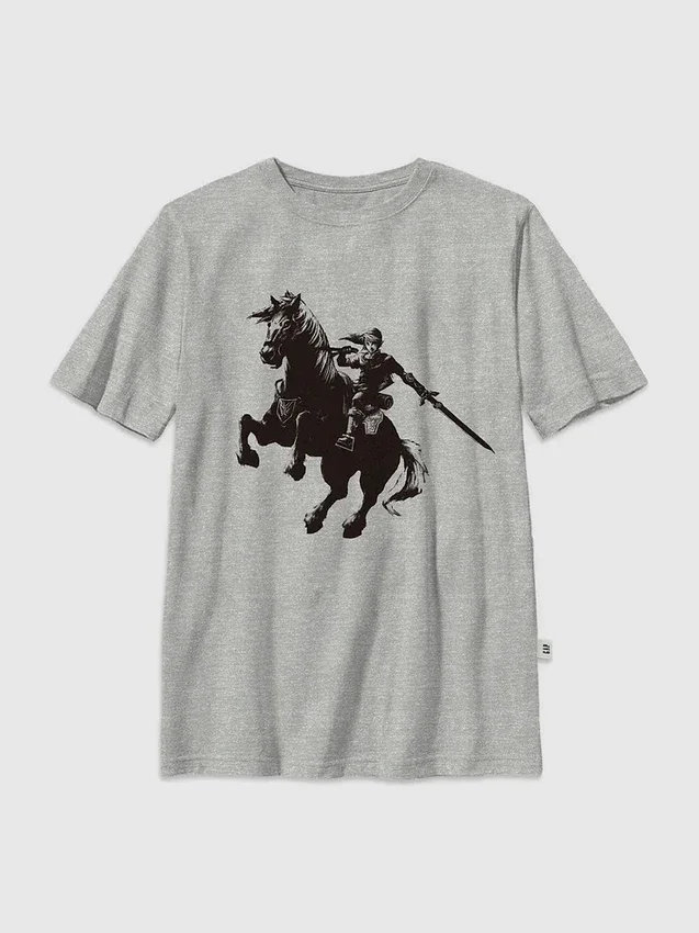 Kinder-T-shirt met Nintendo Brave Link-afbeelding