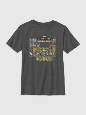 Kinder-T-shirt met Nintendo-periodiek systeem