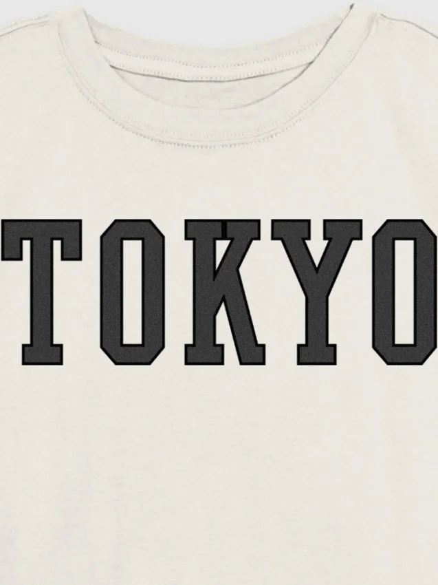 Kinder-T-shirt met opvallende Tokyo-afbeelding