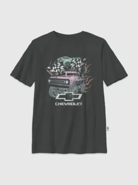 Kinder-T-shirt met oversized 'General Motors Pastel Trucks'-print