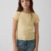 Kinder-T-shirt met ribboord