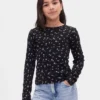 Kinder-T-shirt met ribboord