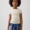Kinder-T-shirt met ribboord