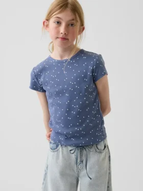 Kinder-T-shirt met ribboord