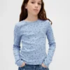 Kinder-T-shirt met ribboord