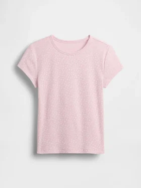 Kinder-T-shirt met ribboord