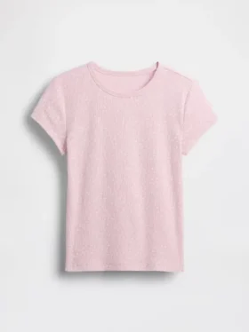 Kinder-T-shirt met ribboord