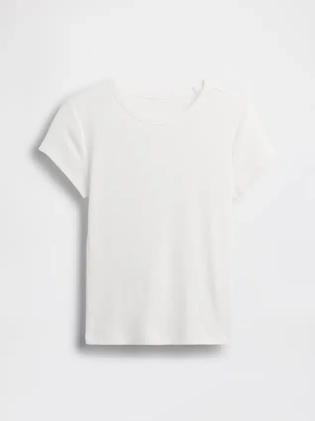 Kinder-T-shirt met ribboord