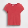 Kinder-T-shirt met ribboord