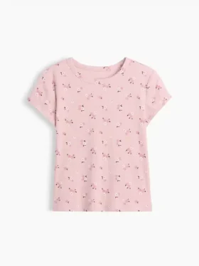 Kinder-T-shirt met ribboord