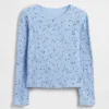 Kinder-T-shirt met ribboord