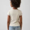Kinder-T-shirt met ribboord