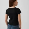 Kinder-T-shirt met ribboord