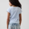 Kinder-T-shirt met ribboord