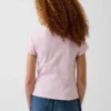 Kinder-T-shirt met ribboord