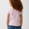 Kinder-T-shirt met ribboord