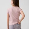 Kinder-T-shirt met ribboord