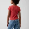 Kinder-T-shirt met ribboord