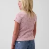 Kinder-T-shirt met ribboord