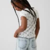 Kinder-T-shirt met ribboord