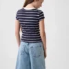 Kinder-T-shirt met ribboord