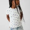 Kinder-T-shirt met ribboord