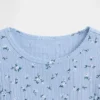 Kinder-T-shirt met ribboord