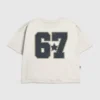 Kinder-T-shirt met 'Six Seven'-print