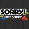 Kinder-T-shirt met ‘Sorry’-print