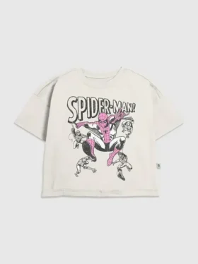 Kinder-T-shirt met Spider-Man-afbeelding in vintage-stijl