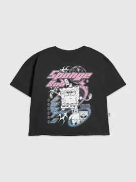 Kinder-T-shirt met Spongebob Y2K-afbeelding
