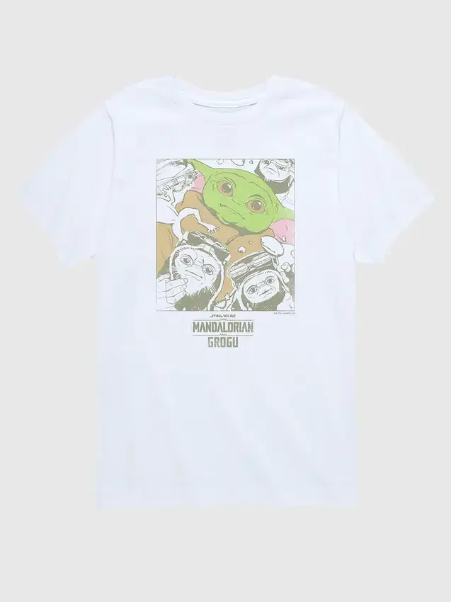 Kinder-T-shirt met Star Wars-afbeelding van Grogu en vrienden