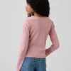 Kinder-T-shirt met strik aan de voorkant