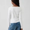 Kinder-T-shirt met strik aan de voorkant