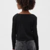 Kinder-T-shirt met strik in de hals