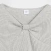 Kinder-T-shirt met strik in de hals
