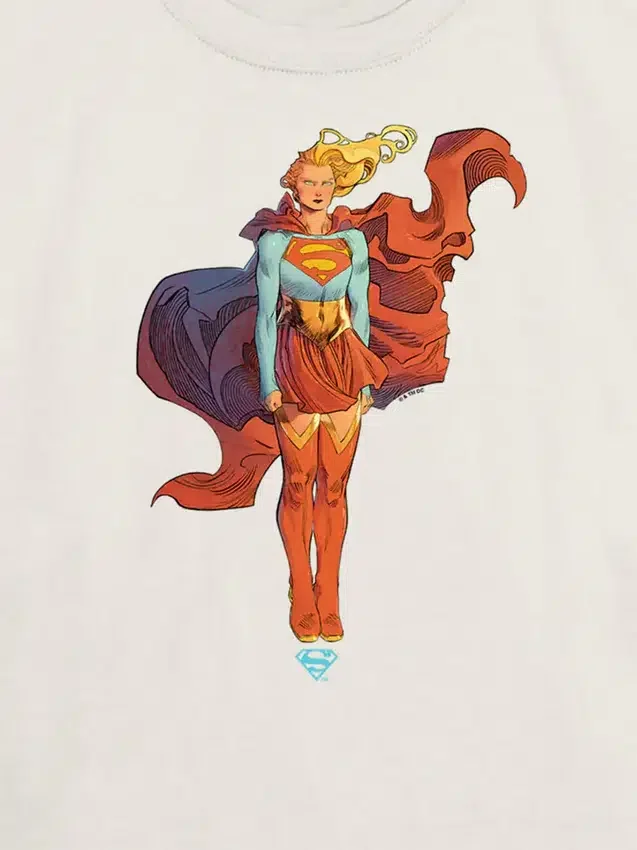 Kinder-T-shirt met 'Supergirl Fuel Your Flight'-afbeelding