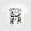 Kinder-T-shirt met Superman-stripverhaalafbeeldingen
