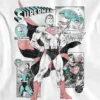 Kinder-T-shirt met Superman-stripverhaalafbeeldingen