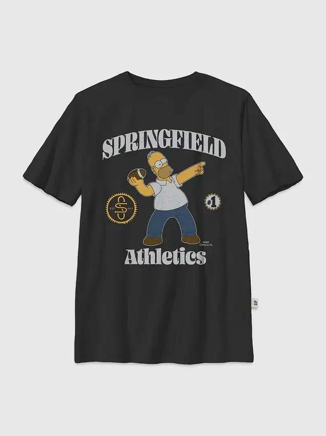 Kinder-T-shirt met 'The Simpsons Throw a Homer'-afbeelding