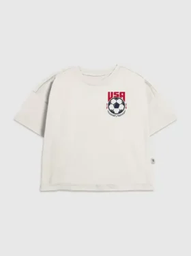 Kinder-T-shirt met ‘USA Soccer Crest’-afbeelding