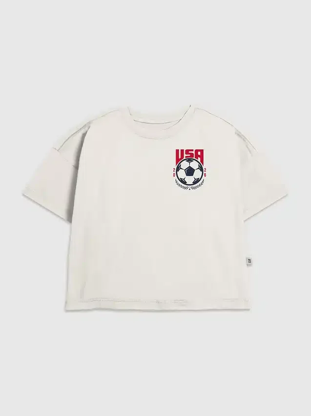Kinder-T-shirt met ‘USA Soccer Crest’-afbeelding