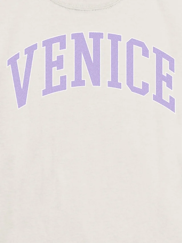 Kinder-T-shirt met 'Venice' op de voorkant