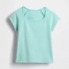 Kinder-T-shirt met vierkante hals