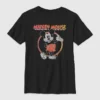Kinder-T-shirt met vintage-print van Mickey en zijn vrienden