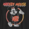 Kinder-T-shirt met vintage-print van Mickey en zijn vrienden
